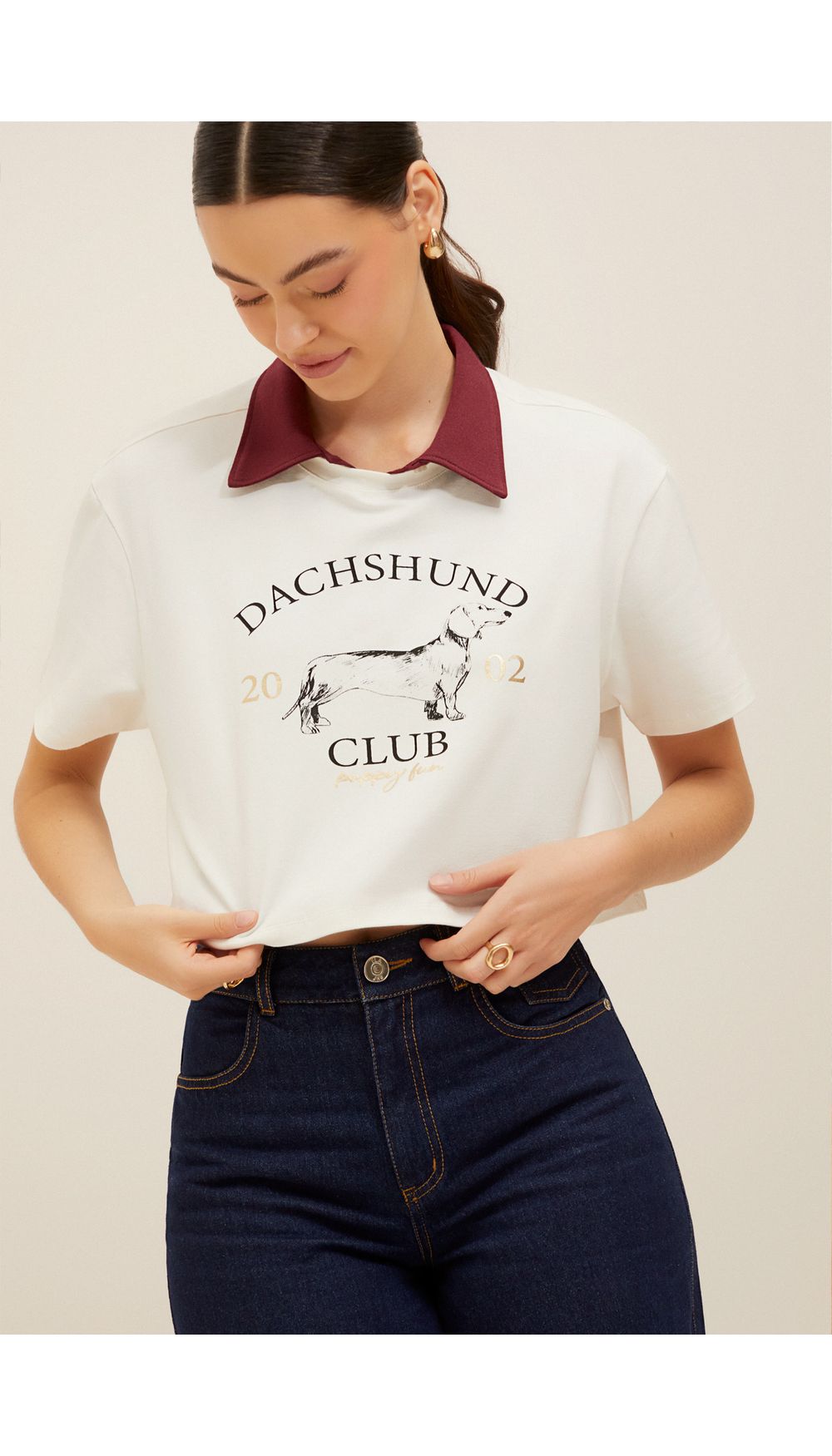 Camiseta estampada para mujer