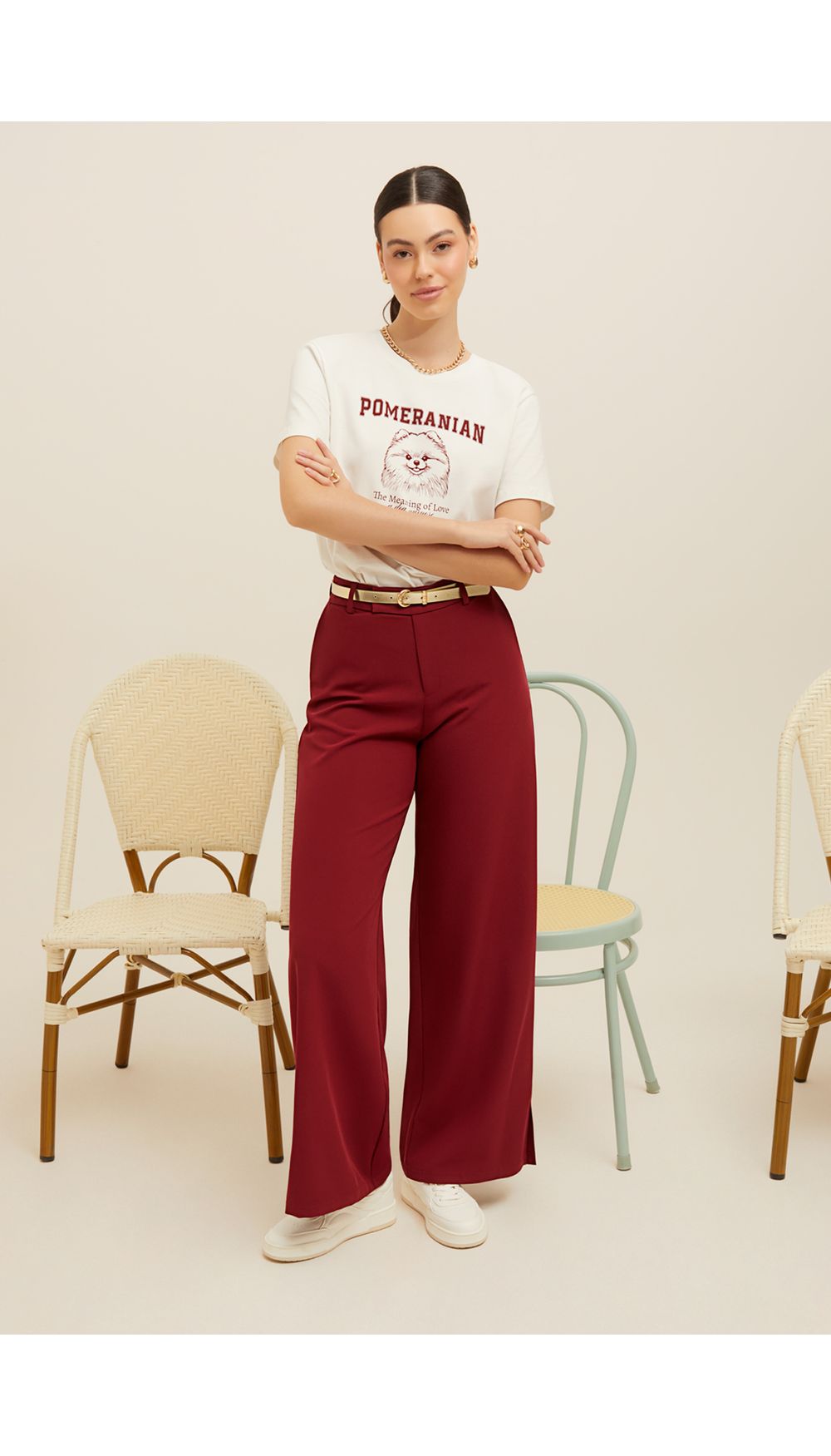 Camiseta estampada para mujer