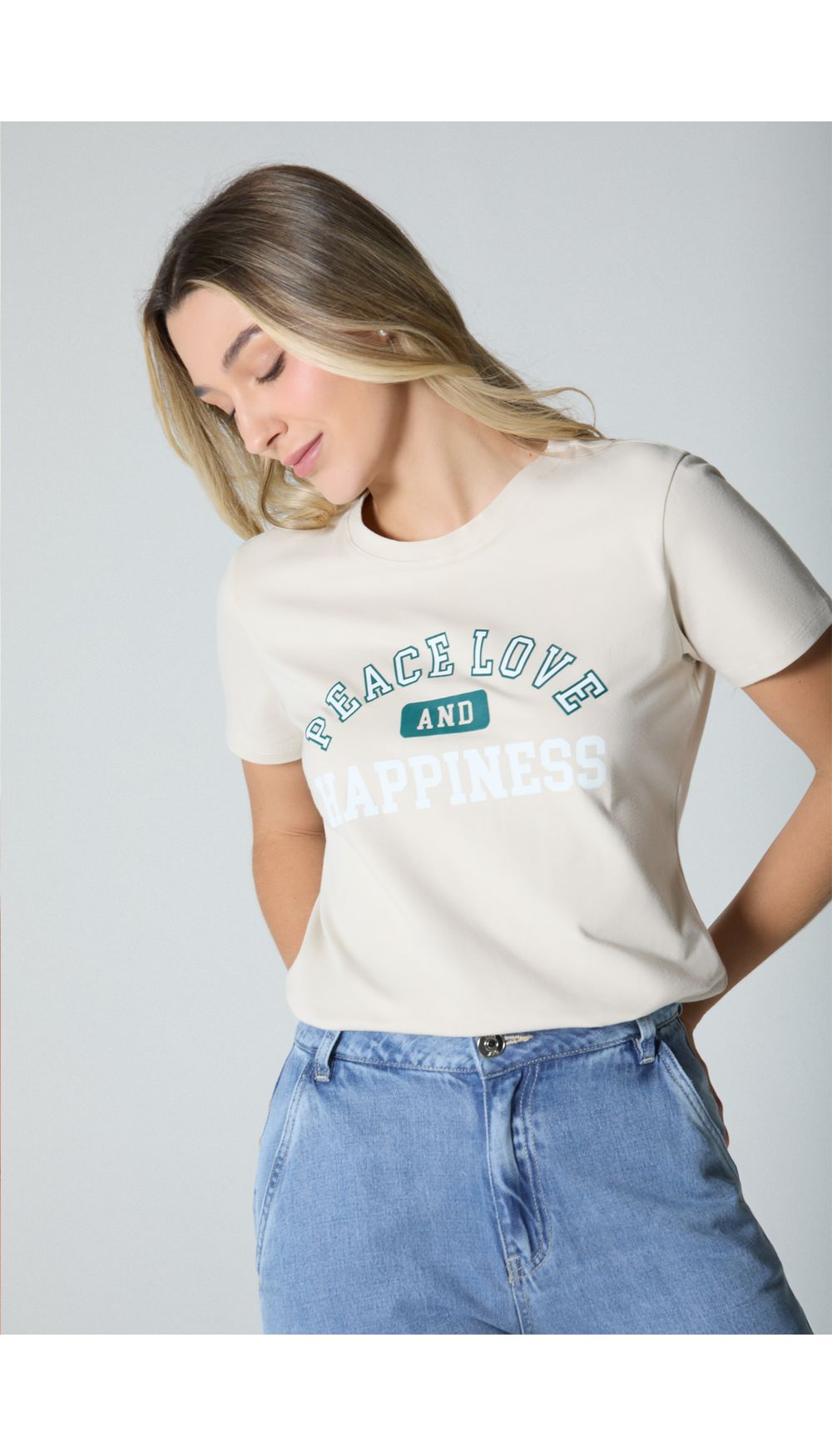 Camiseta para mujer estampada