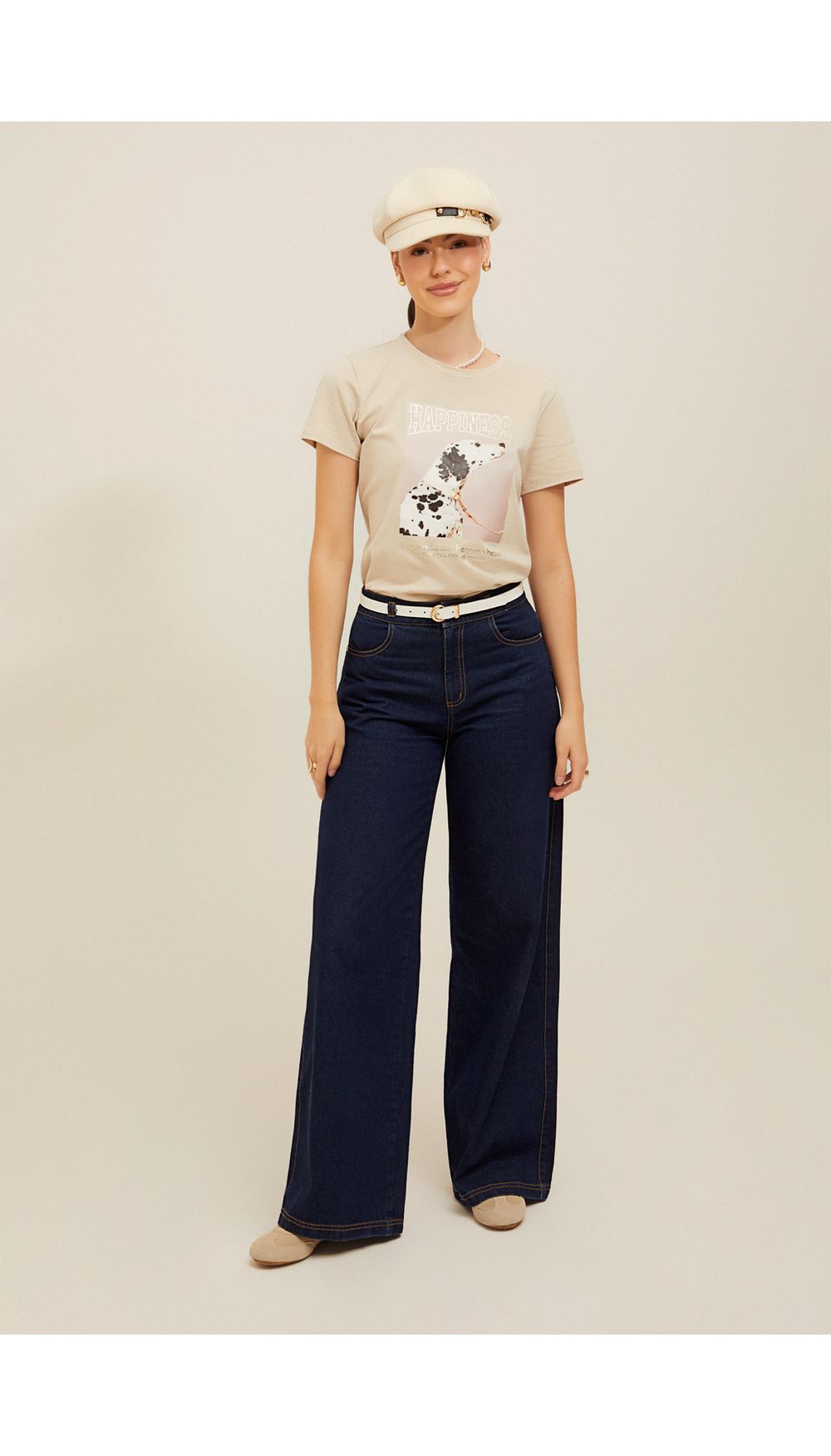 Camiseta estampada para mujer