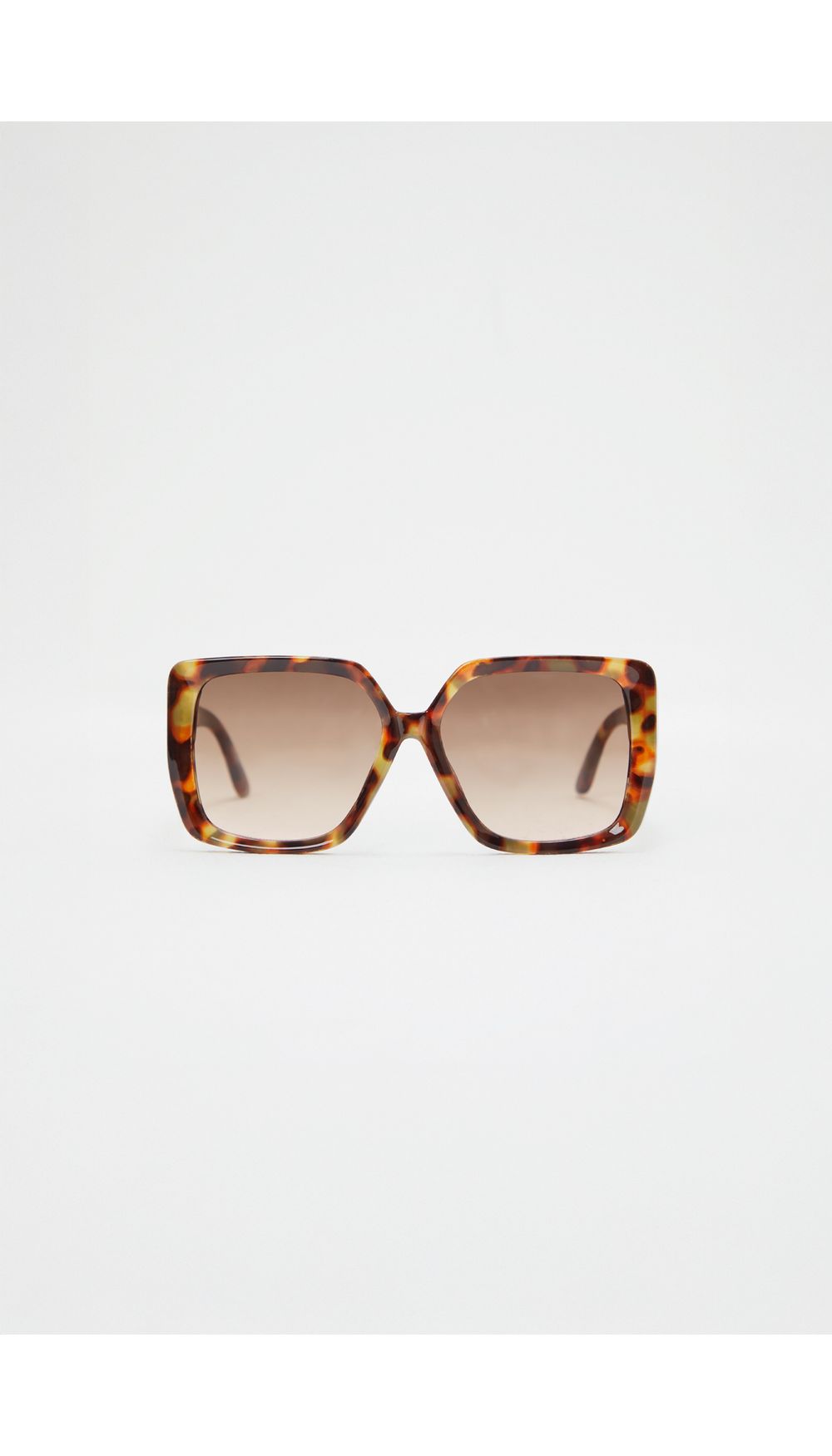 Gafas de marco grande insumo en patas