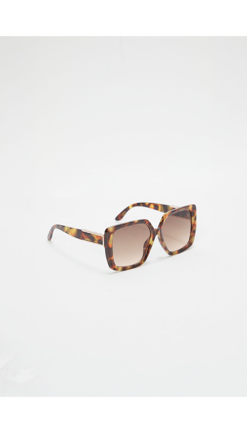 Gafas de marco grande insumo en patas