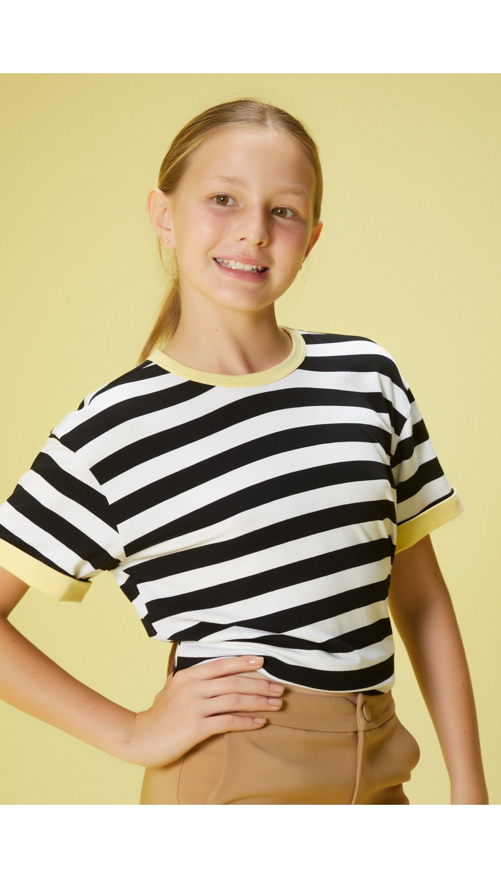 Camiseta de rayas para girl