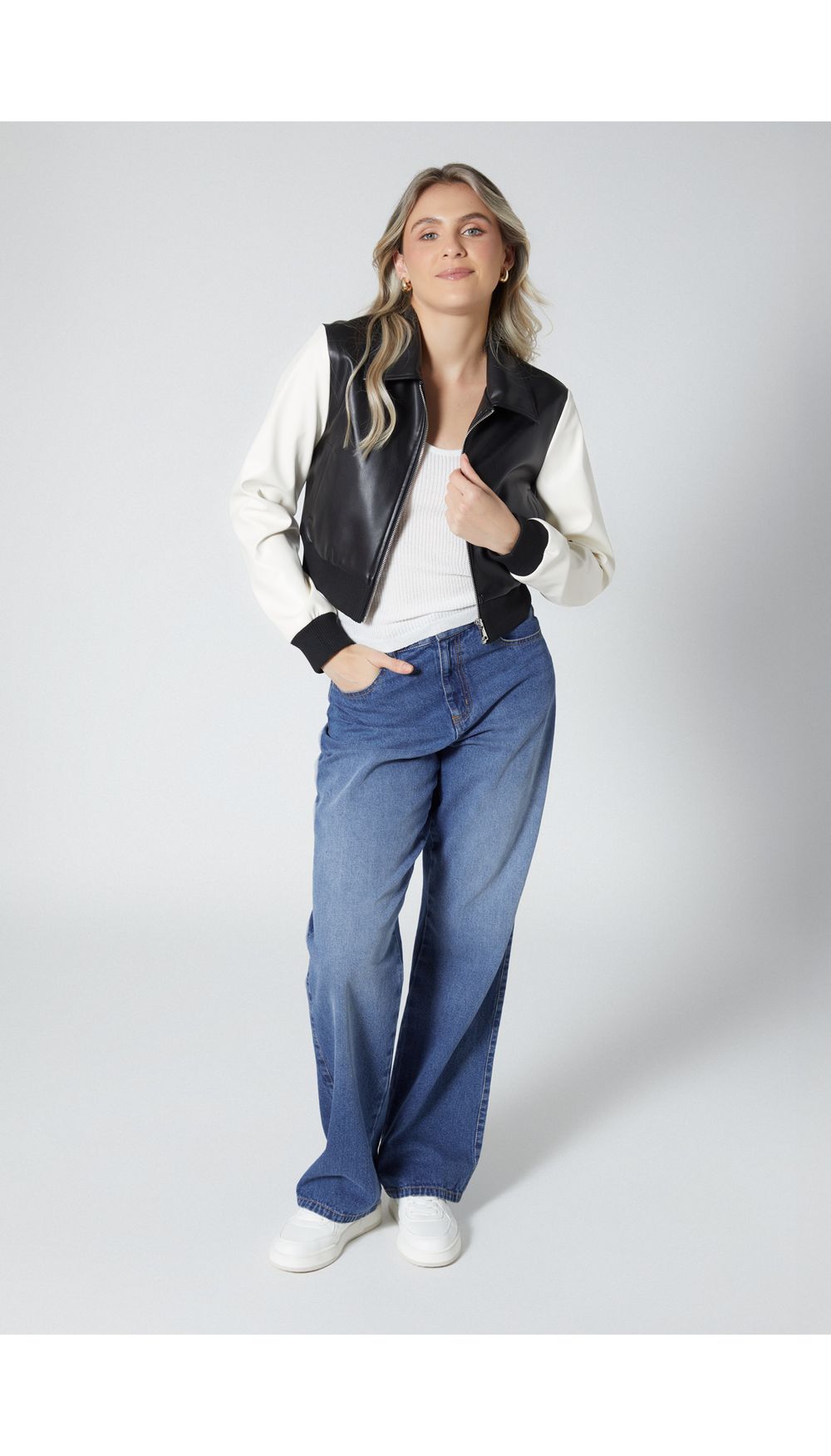Chaqueta manga larga para mujer