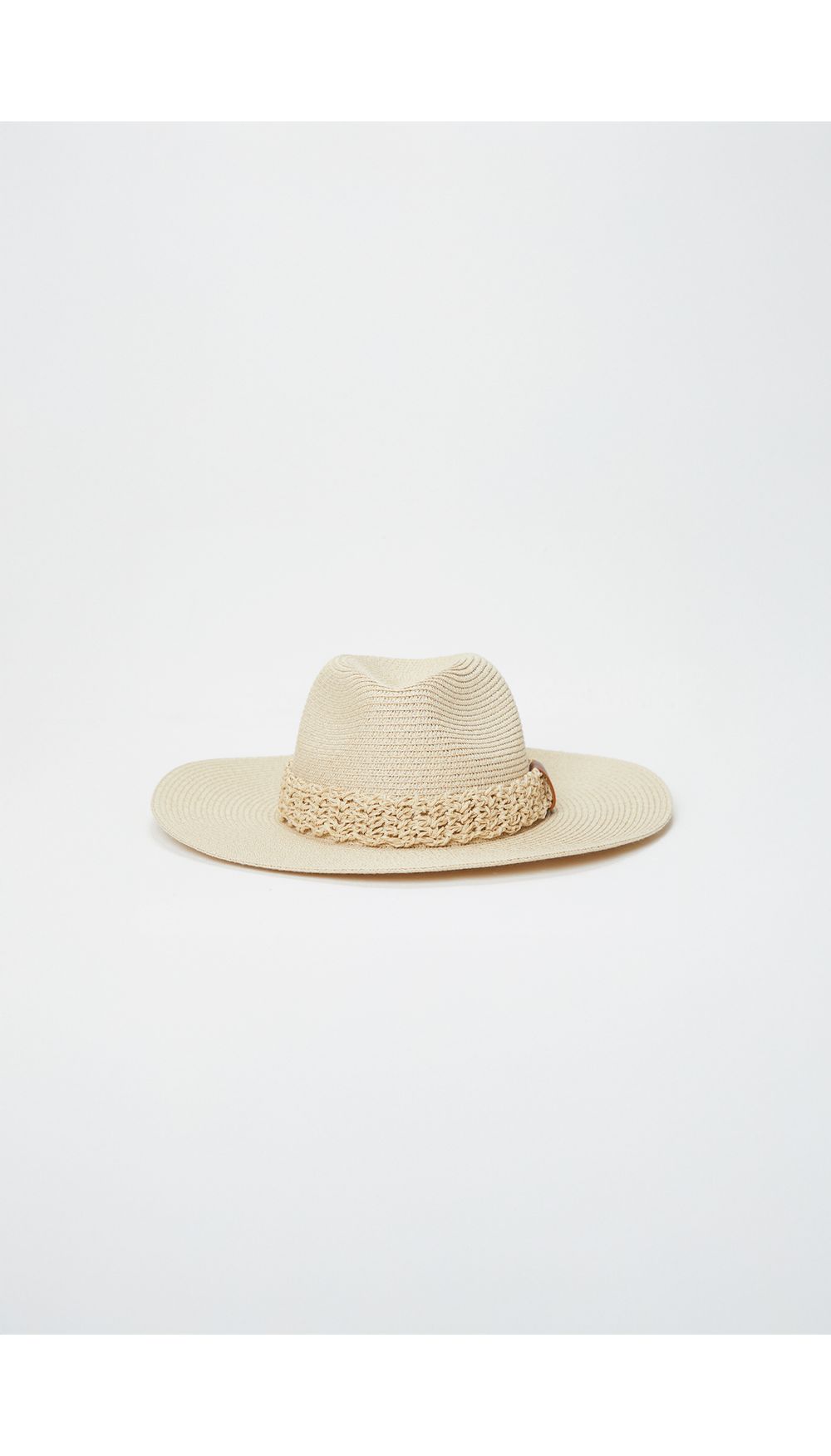Sombrero con insumo unicolor
