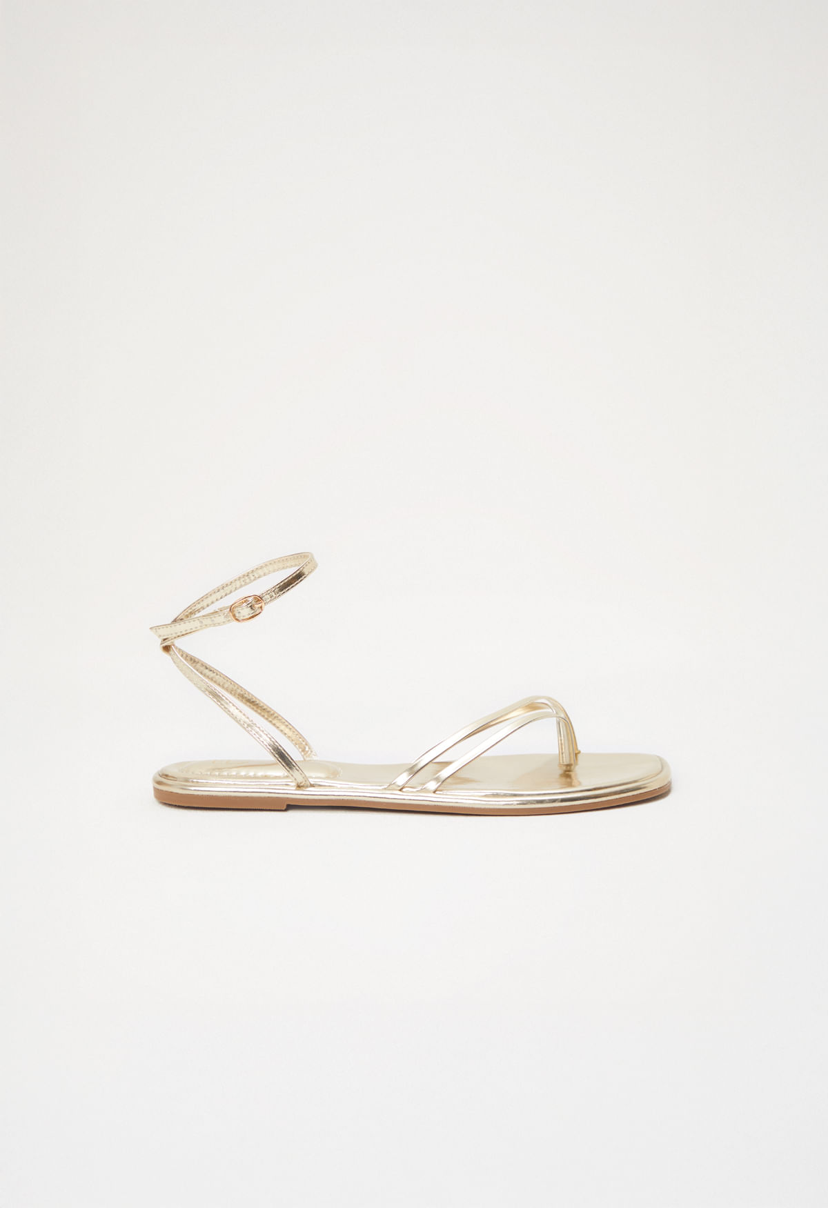 Sandalia de tiras 38 dorado - Imagen principal