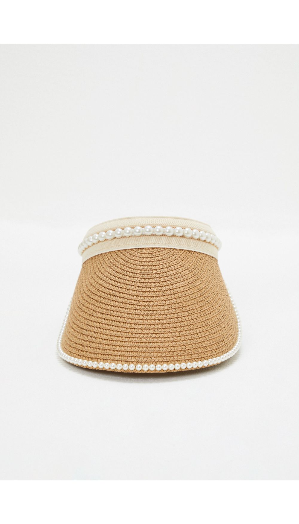 Visera con perlas