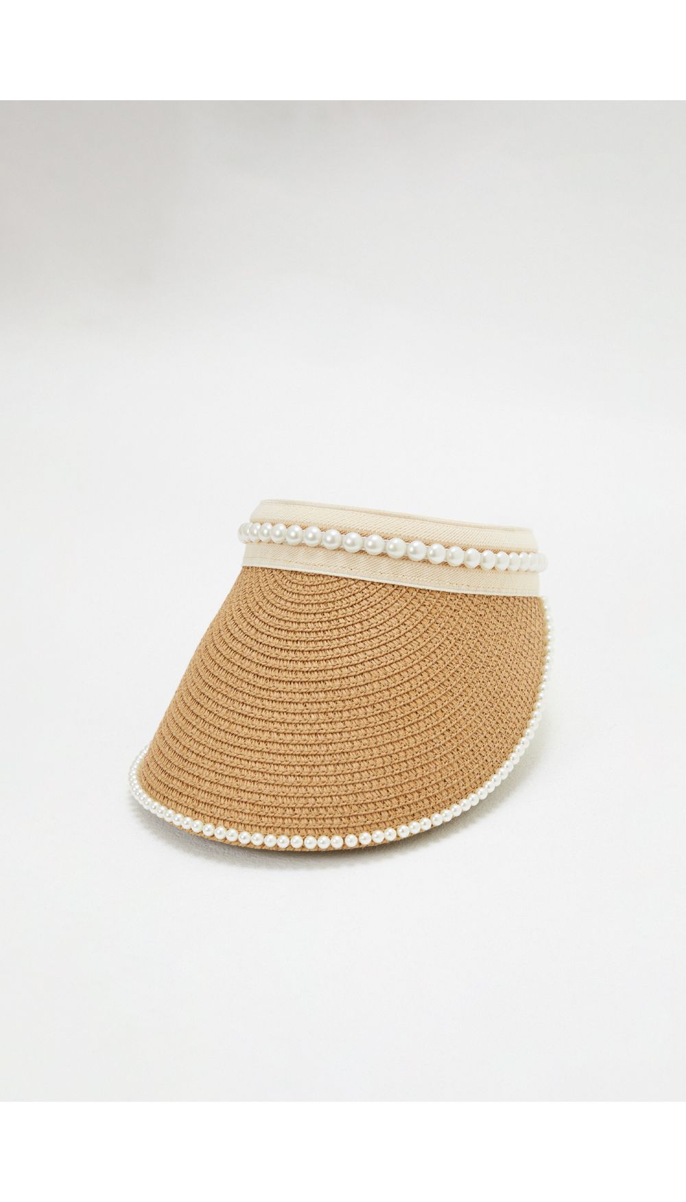 Visera con perlas