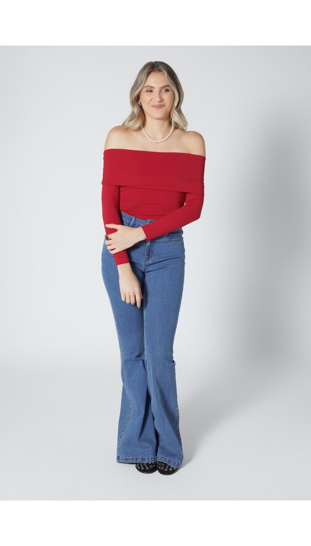 Jean basico para mujer campana
