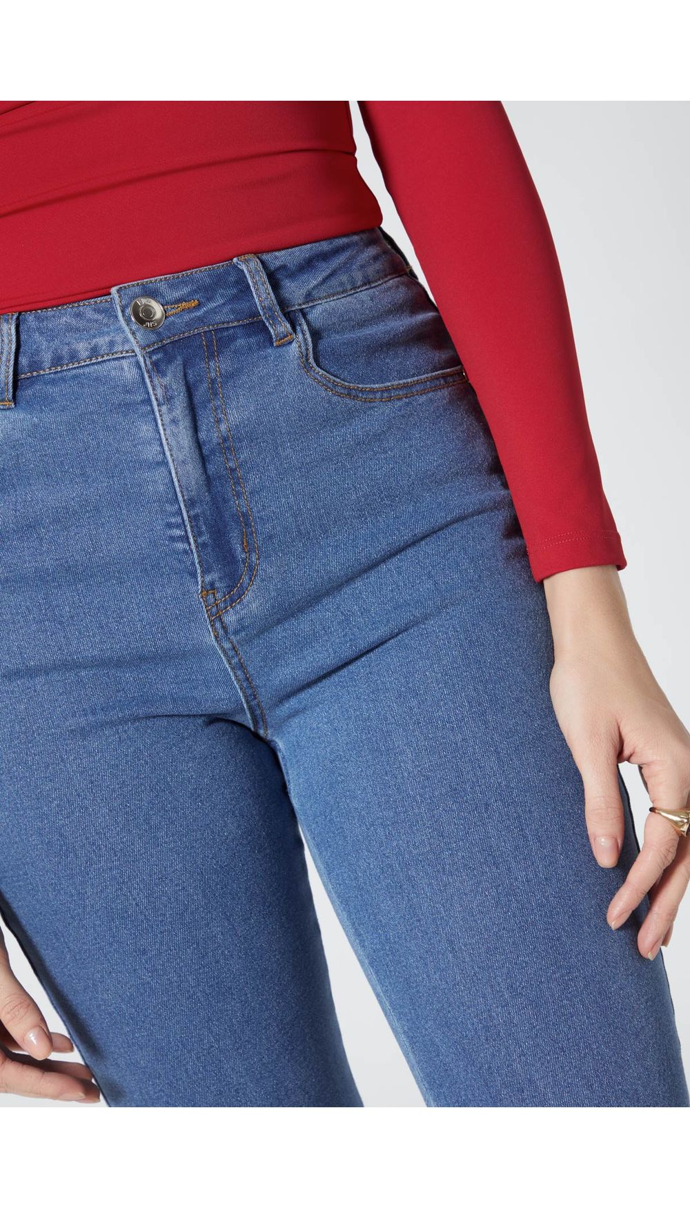 Jean basico para mujer campana