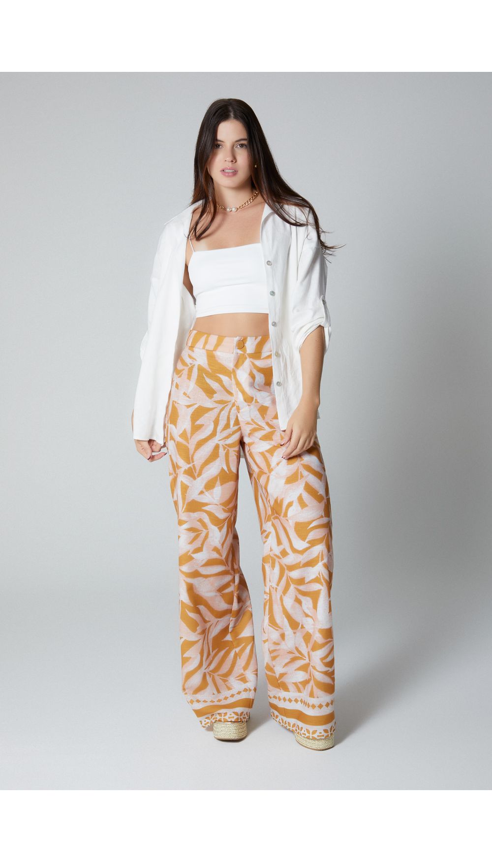 Bluson camisero manga tres cuartos para mujer