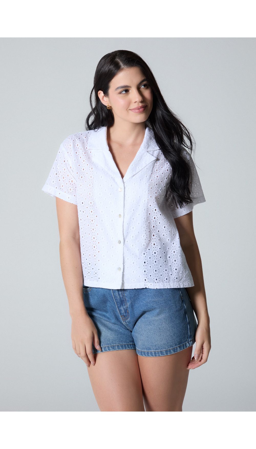 Blusa hawaiana mc para mujer