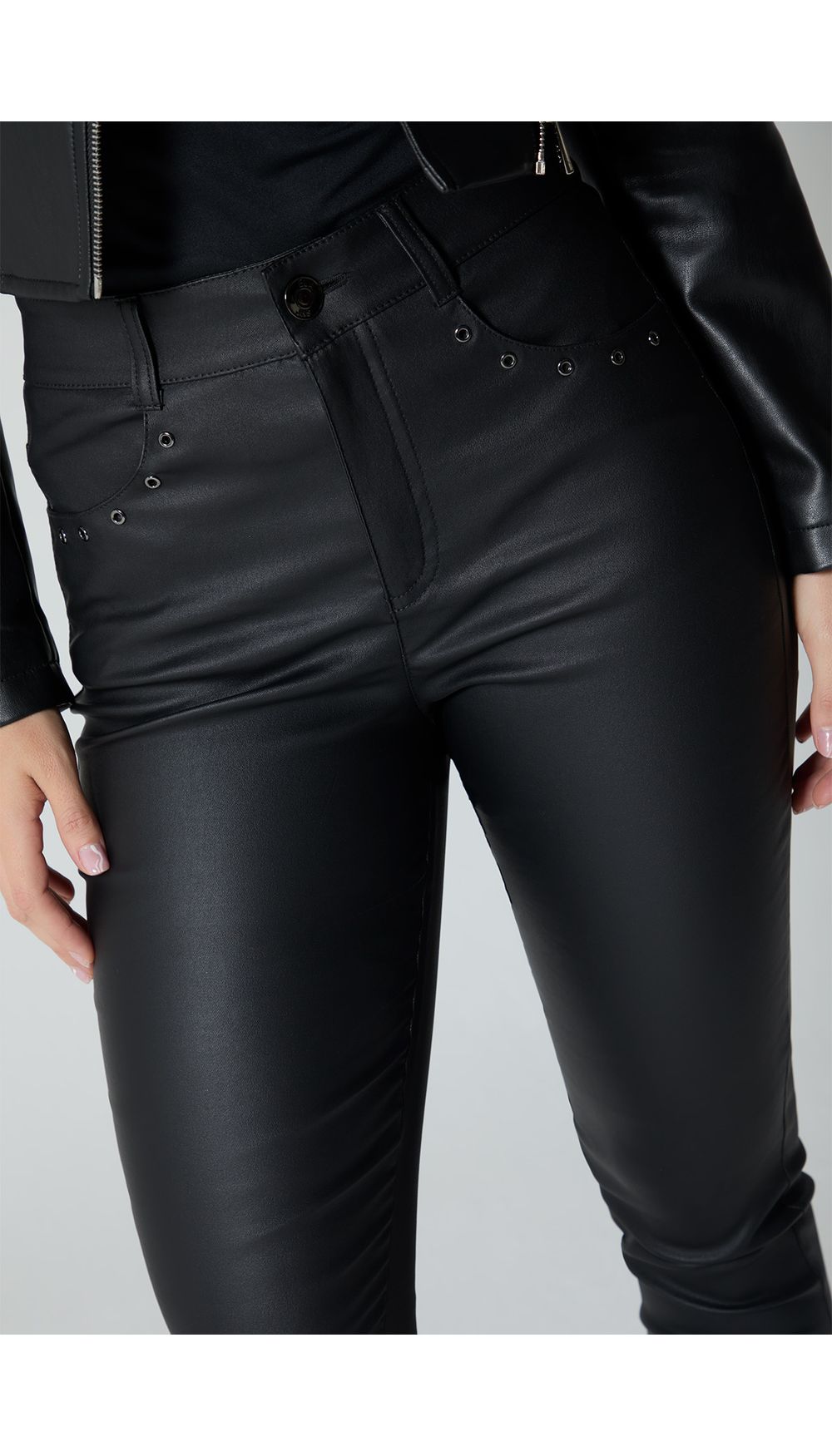 Jean para mujer tiro medio skinny