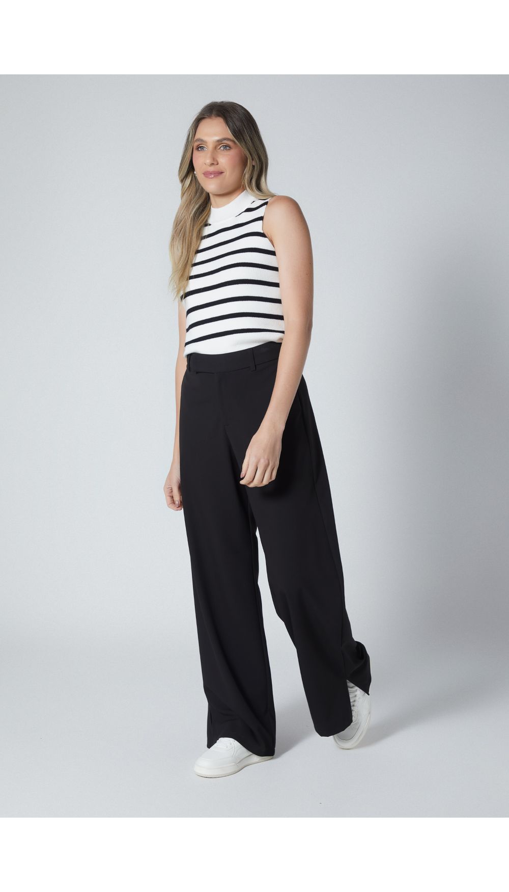 Pantalon tiro alto para mujer