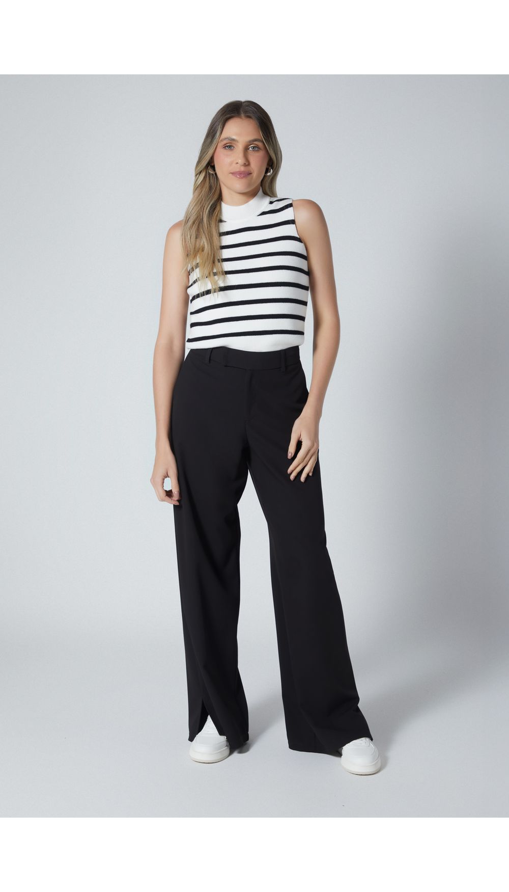 Pantalon tiro alto para mujer
