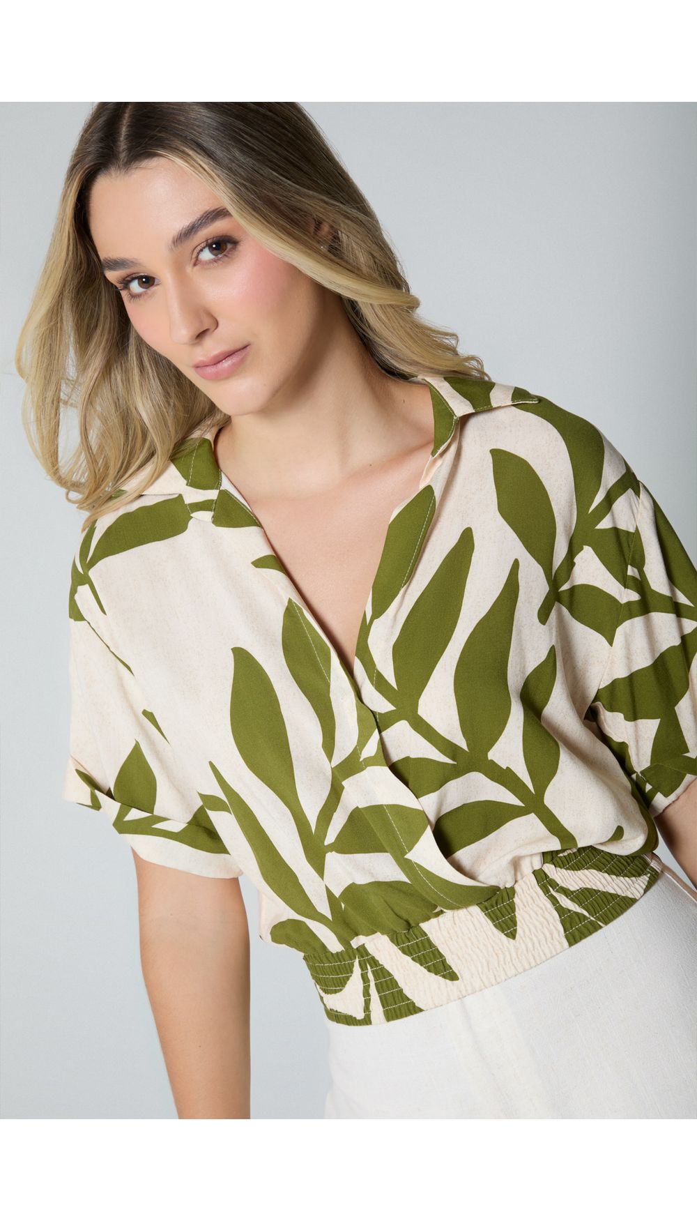 Blusa para mujer manga corta