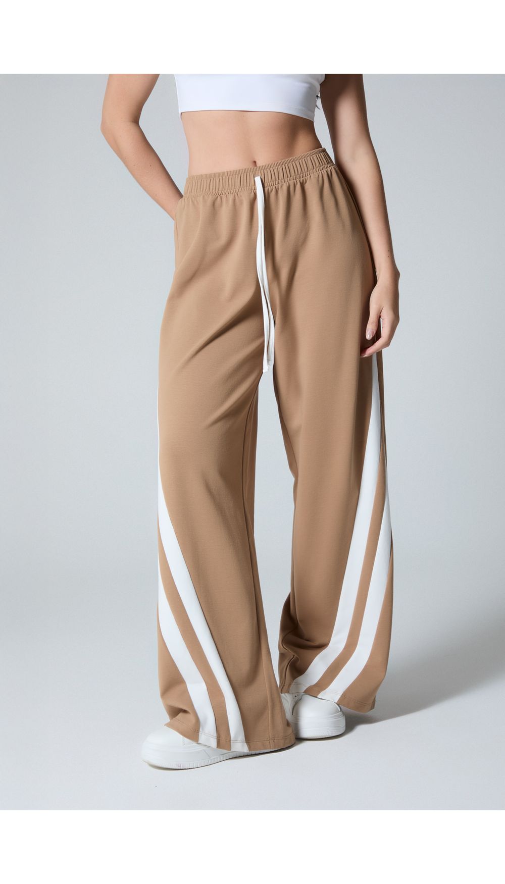 Pantalon para mujer tiro medio palazo