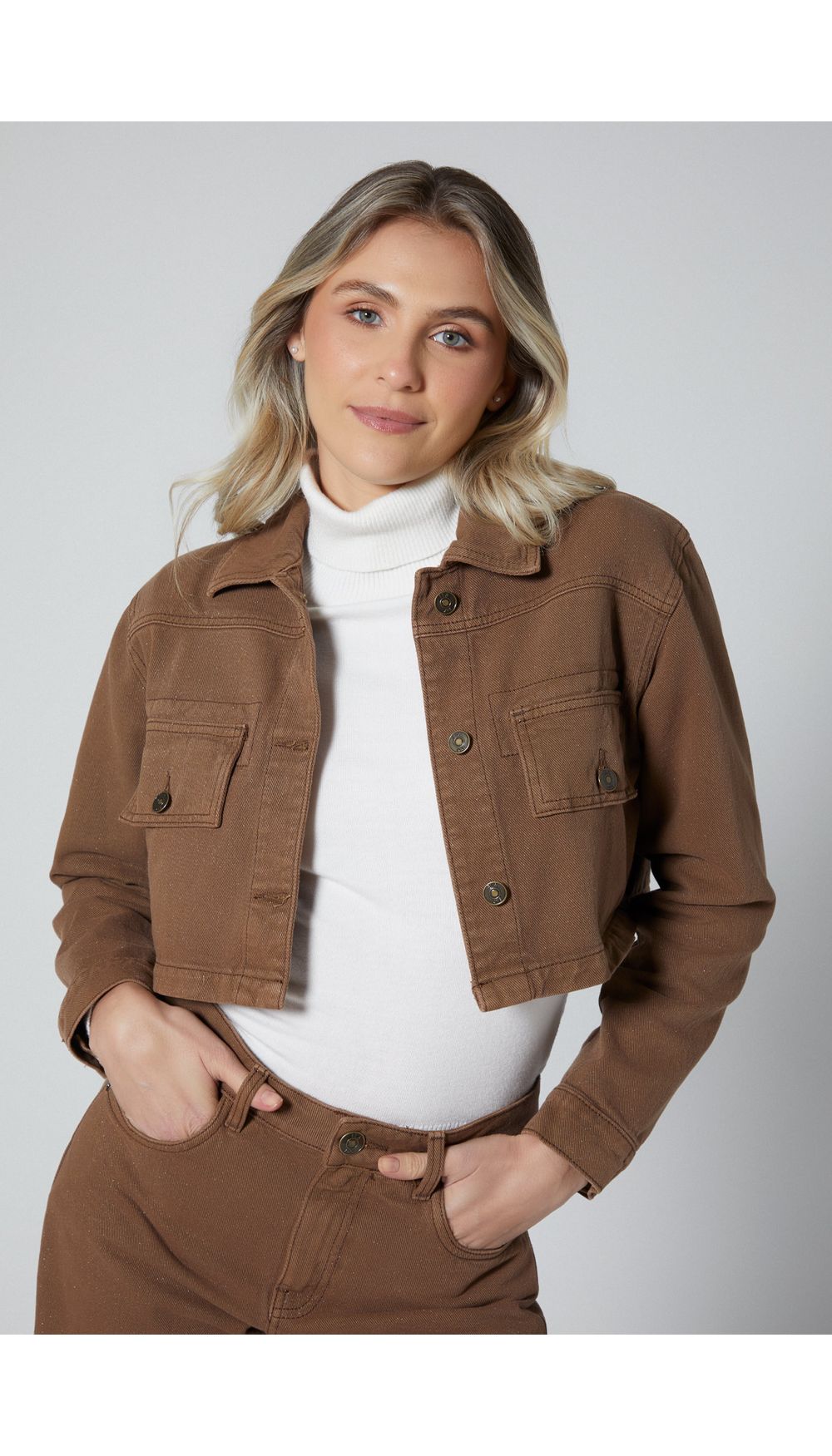 Chaqueta para mujer manga larga
