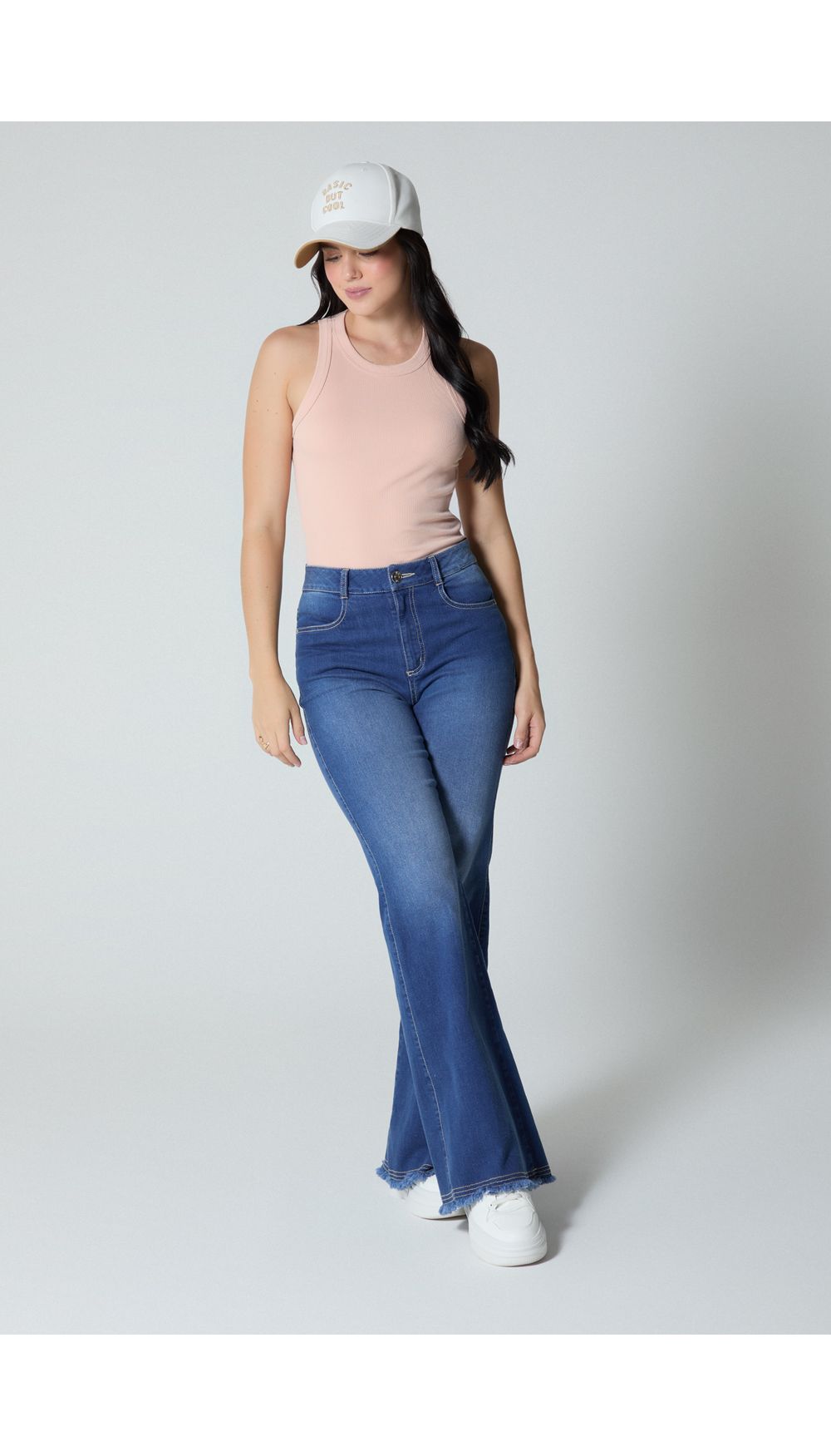 Blusa manga sisa en rib para mujer