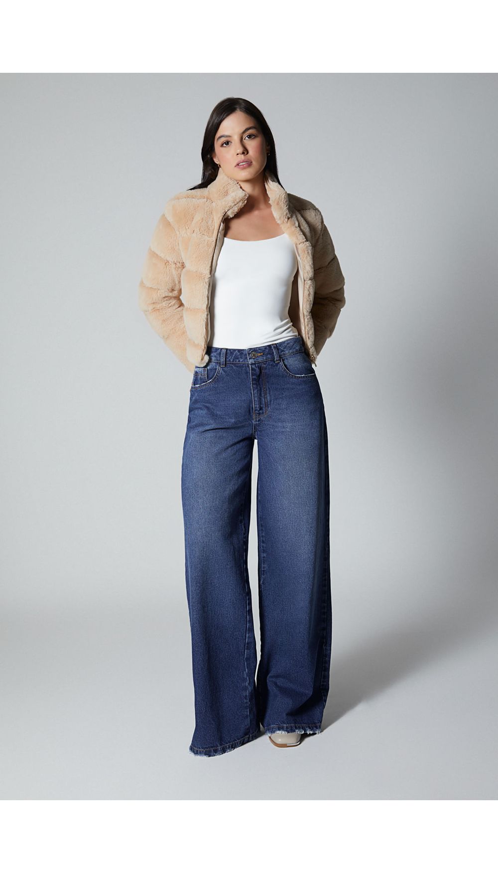Blusa basica de tiras para mujer