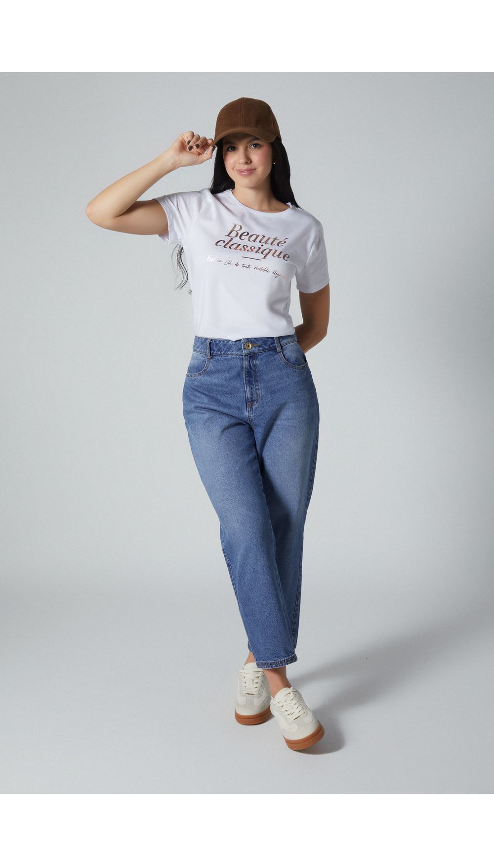 Camiseta estampada para mujer de precio gancho