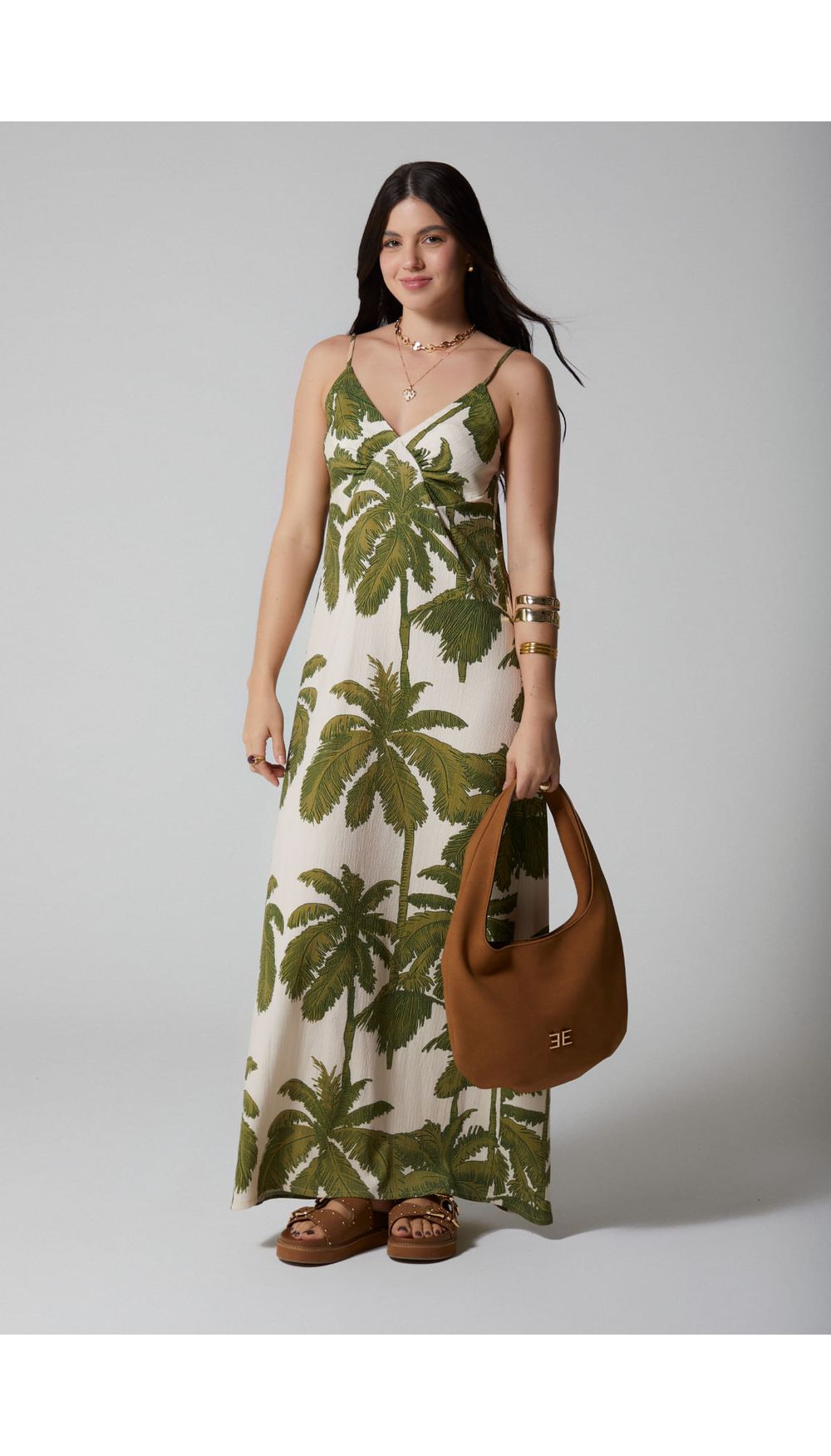 Vestido tiras para mujer