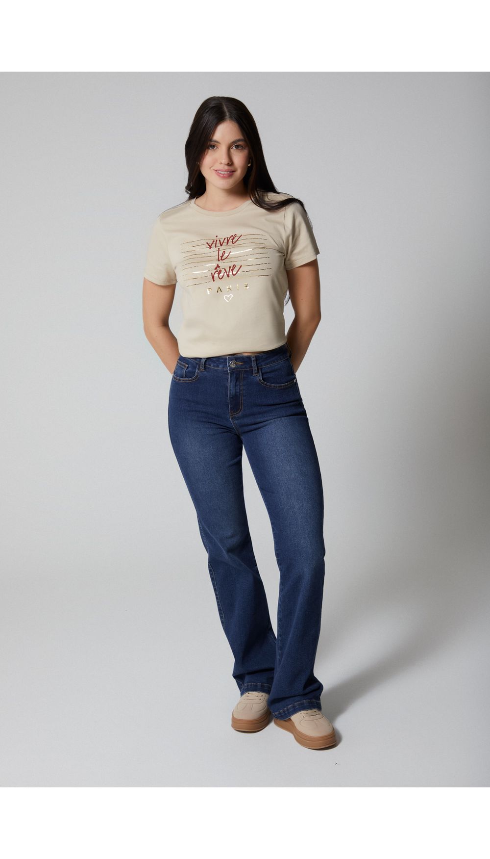 Camiseta para mujer precio gancho