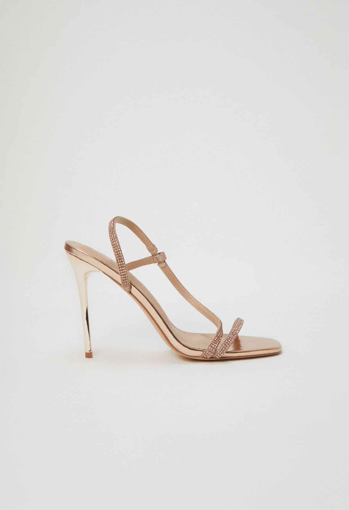 Sandalia tacon brillante 37 ororosa - Imagen principal