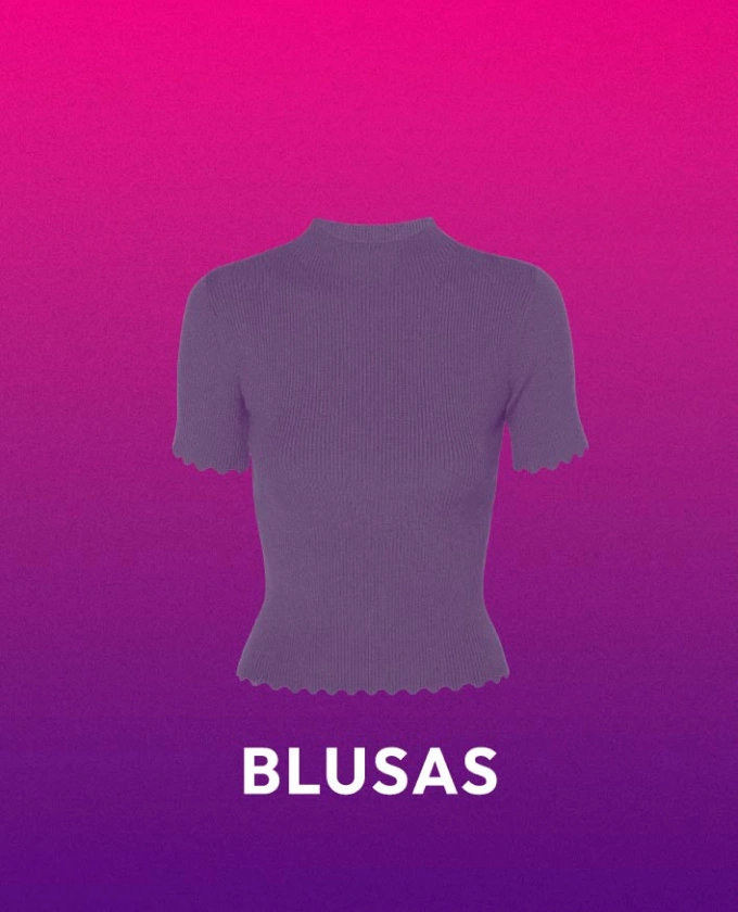 Mujer con blusa manga larga color blanco